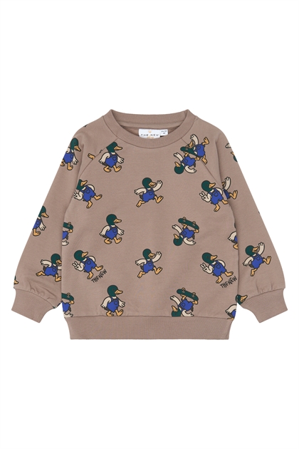 The New Siblings Sweatshirt Tvhil - Taupe Gray